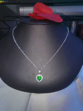 Green Pendant Necklace