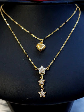 Triple Star Necklace 🤍